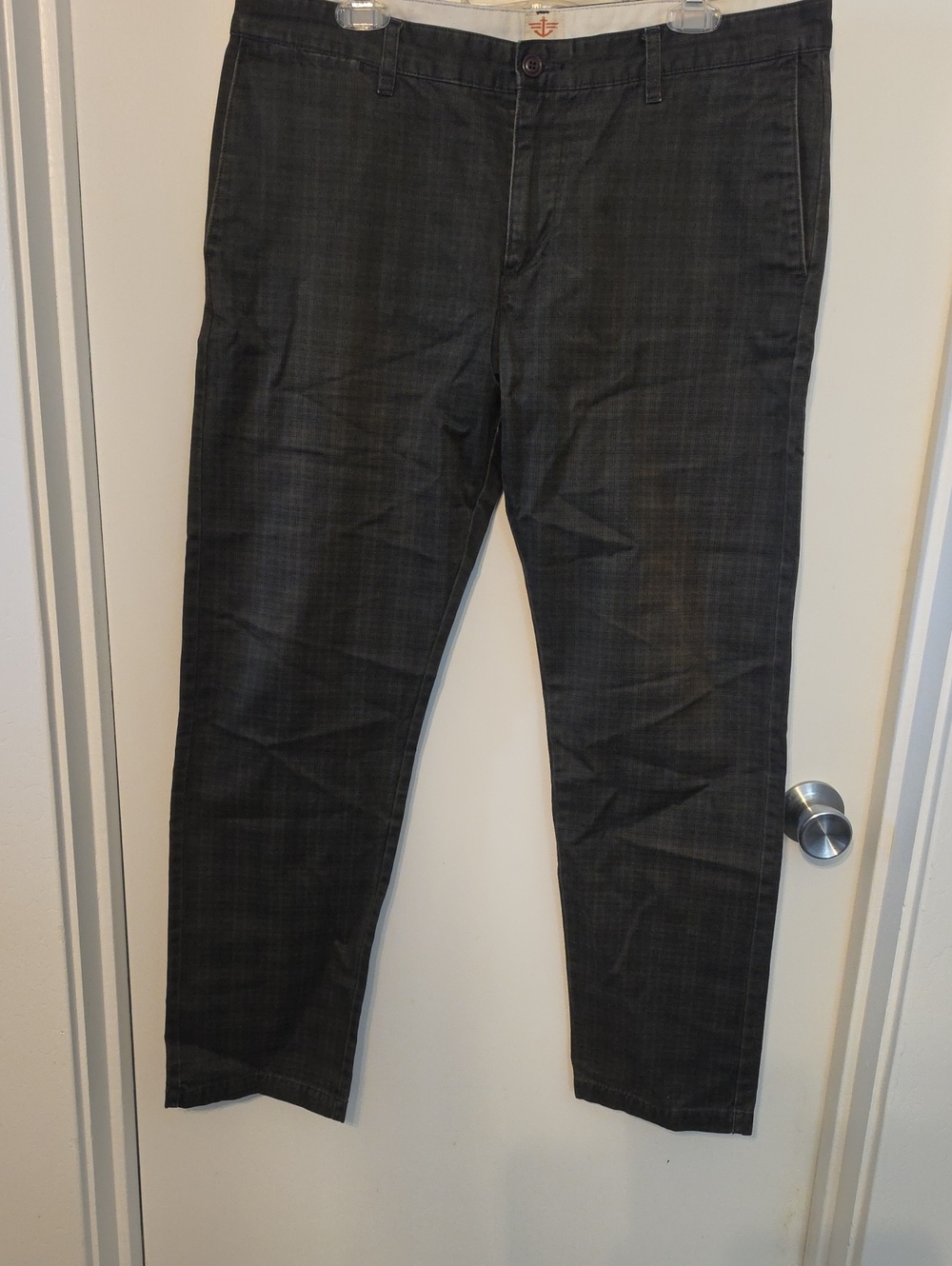 Dockers Black Pants with Orange Trim